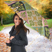 Seamless Pattern Puakenikeni and Kalo Umbrella - Polynesian Pride