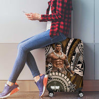 Samoa Warrior Luggage Cover The Mighty Samoan Warrior Spirit