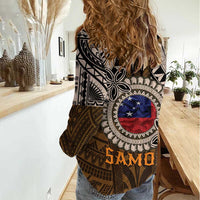 Samoa Warrior Women Casual Shirt The Mighty Samoan Warrior Spirit