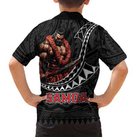 Samoan Pride Polynesian Tribal Warrior Family Matching Tank Maxi Dress and Hawaiian Shirt 685 Samoa Mo Samoa LT9 - Polynesian Pride