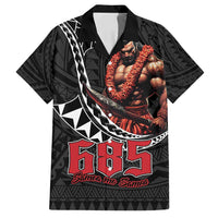 Samoan Pride Polynesian Tribal Warrior Family Matching Tank Maxi Dress and Hawaiian Shirt 685 Samoa Mo Samoa LT9 Dad's Shirt - Short Sleeve Black - Polynesian Pride