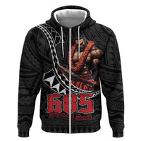 Samoan Pride Polynesian Tribal Warrior Hoodie 685 Samoa Mo Samoa LT9 Zip Hoodie Black - Polynesian Pride