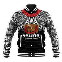Samoan Tanoa Kava Bowl Ula Fala Baseball Jacket Polynesian Tribal Vibe