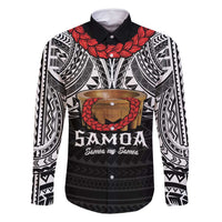Samoan Tanoa Kava Bowl Ula Fala Family Matching Tank Maxi Dress and Hawaiian Shirt Polynesian Tribal Vibe