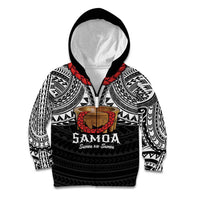 Samoan Tanoa Kava Bowl Ula Fala Kid Hoodie Polynesian Tribal Vibe