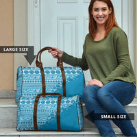 Fiji Marau na Kerisimasi Travel Bag Aqua Tagimoucia Tapa Masi Tribal - Polynesian Pride