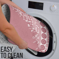 Fiji Marau na Kerisimasi Bathroom Set Dusty Rose Tagimoucia Tapa Masi Tribal - Polynesian Pride