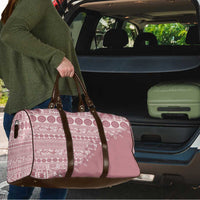 Fiji Marau na Kerisimasi Travel Bag Dusty Rose Tagimoucia Tapa Masi Tribal - Polynesian Pride