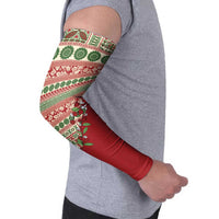 Fiji Marau na Kerisimasi Arm Sleeves Red Tagimoucia Tapa Masi Tribal - Polynesian Pride