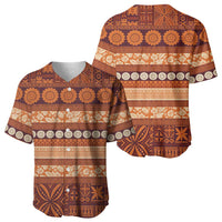 Fiji Marau na Kerisimasi Baseball Jersey Gold Tapa Masi Inspired Christmas LT9 - Polynesian Pride