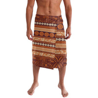 Fiji Marau na Kerisimasi Lavalava Gold Tapa Masi Inspired Christmas - Polynesian Pride