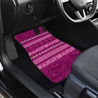 Fiji Marau na Kerisimasi Car Mats Pink Tapa Masi Inspired Christmas - Polynesian Pride
