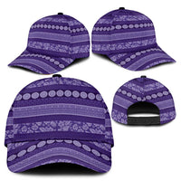 Fiji Marau na Kerisimasi Classic Cap Purple Tapa Masi Inspired Christmas LT9 - Polynesian Pride
