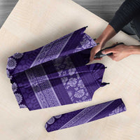 Fiji Marau na Kerisimasi Umbrella Purple Tapa Masi Inspired Christmas - Polynesian Pride