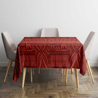 Fiji Marau na Kerisimasi Tablecloth Red Tapa Masi Inspired Christmas - Polynesian Pride