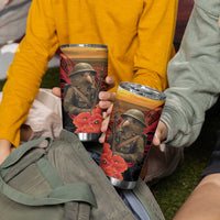 Maori Kiwi Soldier Fern Tattoo ANZAC Day Tumbler Cup Lest We Forget