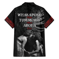 New Zealand Mother's Day Family Matching Off Shoulder Maxi Dress and Hawaiian Shirt Maori Hongi Aroha Ahau Ki A Koe Mama LT9 - Polynesian Pride