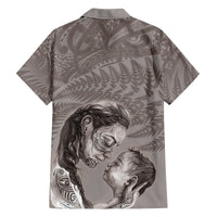 New Zealand Mother's Day Family Matching Off Shoulder Maxi Dress and Hawaiian Shirt Maori Mo Toku Mama Silver Fern LT9 - Polynesian Pride