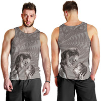 New Zealand Mother's Day Men Tank Top Maori Mo Toku Mama Silver Fern