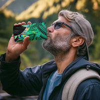 Personalised Aotearoa Papua Shell 4 in 1 Can Cooler Tumbler Maori Tribal Pattern