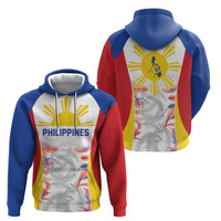 Philippines Flag Day Hoodie Filipino Feather Pattern LT9 - Polynesian Pride