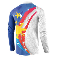 Philippines Flag Day Button Sweatshirt Filipino Pride Shines Bright On Flag Day