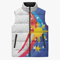 Philippines Flag Day Sleeveless Puffer Jacket Filipino Pride Shines Bright On Flag Day LT9 Unisex White - Polynesian Pride
