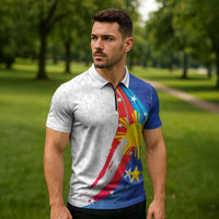 Philippines Flag Day Zipper Polo Shirt Filipino Pride Shines Bright On Flag Day LT9 - Polynesian Pride
