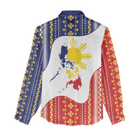 Philippines Flag Day Women Casual Shirt Filipino Traditional Igorot Tribal Pattern LT9 - Polynesian Pride