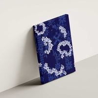 Mokihana Maile and Ilima Leis Canvas Wall Art Uliuli Hawaiian Tapa Quilt Pattern - Polynesian Pride