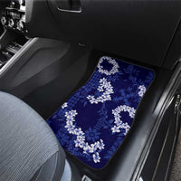 Mokihana Maile and Ilima Leis Car Mats Uliuli Hawaiian Tapa Quilt Pattern - Polynesian Pride