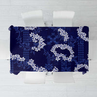 Mokihana Maile and Ilima Leis Tablecloth Uliuli Hawaiian Tapa Quilt Pattern - Polynesian Pride