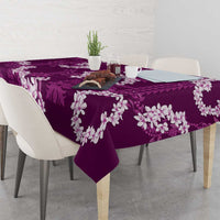 Mokihana Maile and Ilima Leis Tablecloth Akala Hawaiian Tapa Quilt Pattern - Polynesian Pride