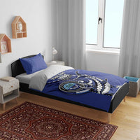 Personalized FSM 1986 Independence Day Bedding Set Polynesian Shark Tattoo Style LT9 - Polynesian Pride