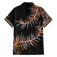 New Zealand Hawaiian Shirt Aotearoa Silver Fern Mixed Papua Shell Red Vibe LT9 - Polynesian Pride