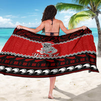 Personalised New Zealand Christmas Sarong Maori Tiki Meri Kirihimete LT9 - Polynesian Pride