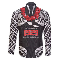 Samoa Black Saturday Family Matching Puletasi and Hawaiian Shirt Samoa mo Samoa with Black Ula Fala
