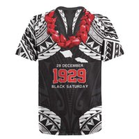 Samoa Black Saturday Rugby Jersey Samoa mo Samoa with Black Ula Fala