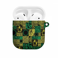 Cook Islands Mere Kiritimiti AirPods Case Pacific Patchwork Xmas Vibes - Polynesian Pride