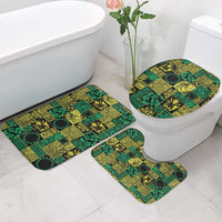 Cook Islands Mere Kiritimiti Bathroom Set Pacific Patchwork Xmas Vibes - Polynesian Pride