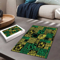 Cook Islands Mere Kiritimiti Puzzle Pacific Patchwork Xmas Vibes - Polynesian Pride