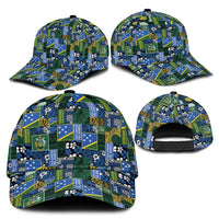 Solomon Islands Meri Kirihimete Classic Cap Pacific Patchwork Xmas Vibes - Polynesian Pride