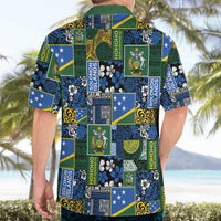 Solomon Islands Meri Kirihimete Hawaiian Shirt Pacific Patchwork Xmas Vibes LT9 - Polynesian Pride