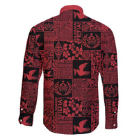 Black Tonga Kilisimasi Fiefia Family Matching Summer Maxi Dress and Hawaiian Shirt Pacific Patchwork Xmas Vibes - Polynesian Pride