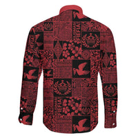 Black Tonga Kilisimasi Fiefia Family Matching Summer Maxi Dress and Hawaiian Shirt Pacific Patchwork Xmas Vibes LT9 - Polynesian Pride