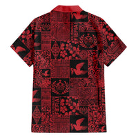 Black Tonga Kilisimasi Fiefia Hawaiian Shirt Pacific Patchwork Xmas Vibes LT9 - Polynesian Pride