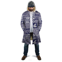 Blue Tonga Kilisimasi Fiefia Cloak Pacific Patchwork Xmas Vibes - Polynesian Pride