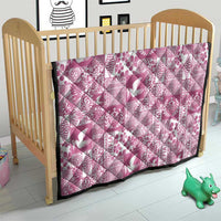 Pink Tonga Kilisimasi Fiefia Quilt Pacific Patchwork Xmas Vibes - Polynesian Pride