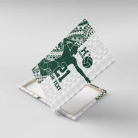 Polynesian Hawaii Volleyball Custom Canvas Wall Art Kakau with Sport Style