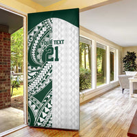 Polynesian Hawaii Volleyball Custom Door Cover Kakau with Sport Style - Polynesian Pride